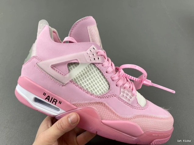 4 X OFF-WHITE JORDAN PINK 0813